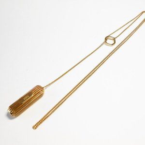 Fitbit Gold Tone Y-Style Necklace